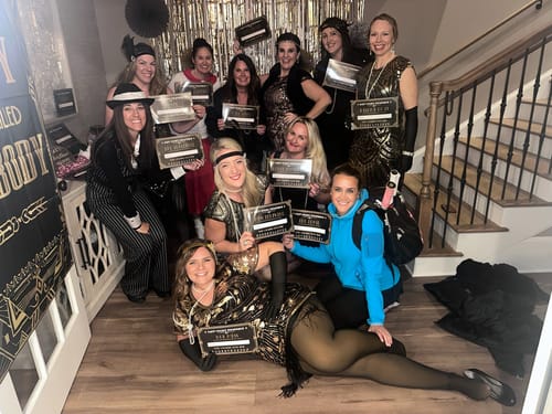 Customer photo review of 1920s Murder Mystery Game Kit