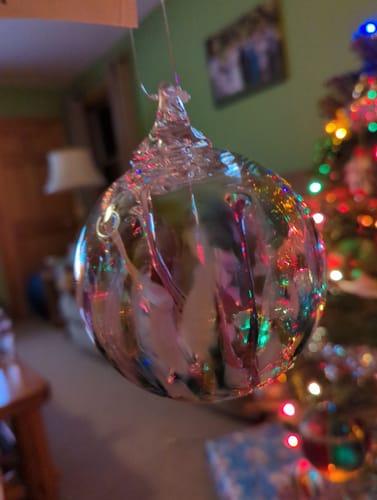 Customer photo review of Wild Flower Wish Ball Ornament