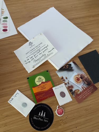 Customer photo review of Watercolor Paper Stacks
