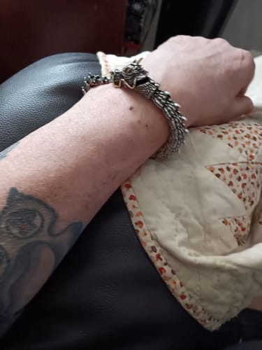 Customer photo review of Mystical Dragon Bracelet