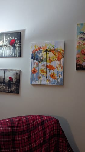 Customer photo review of Floral Umbrella Harmony - Bohemian Vibes