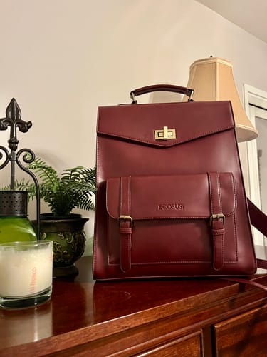 Customer photo review of Daisy Vintage Laptop Backpack