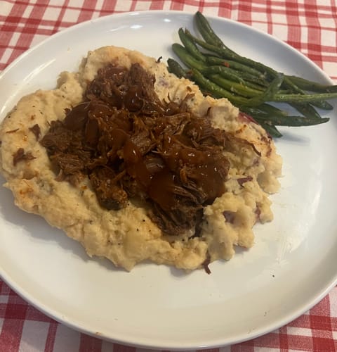 Customer photo review of Shredded BBQ Beef