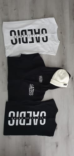 Customer photo review of Это стиль жизни - Herren T-Shirt weiß by SAEBIS®