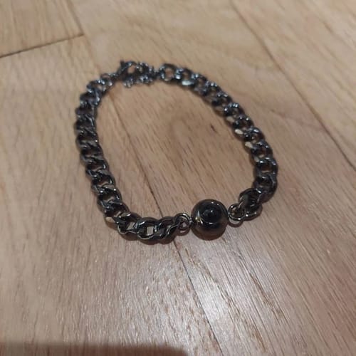 Customer photo review of Personalised Photo Bracelet | Premium Edition