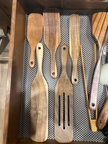 Customer photo review of Teak Wood Spurtle Set