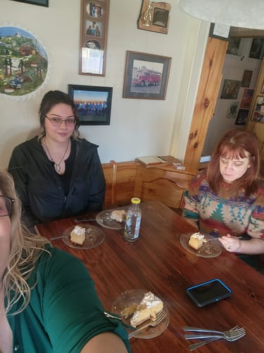 Customer photo review of Seasonal Cheesecake - Pumpkin