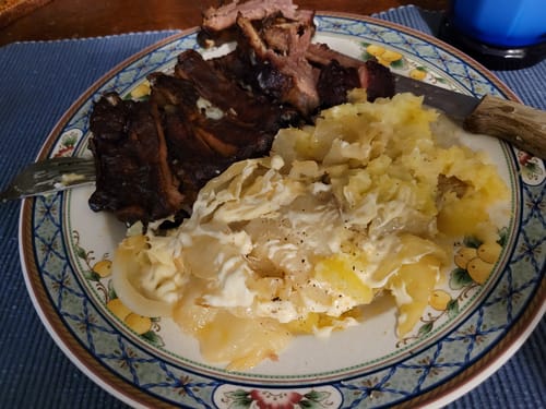 Customer photo review of Cooked Pork Ribs, Southern Smoked (Frozen)