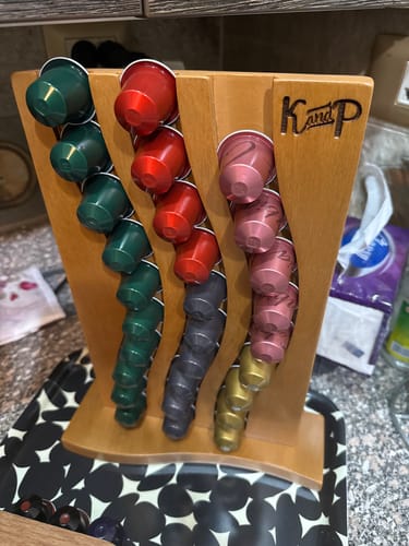 Customer photo review of Coffee Capsules Stand - 30 Capsules Holder