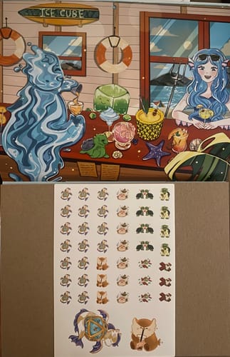 Customer photo review of Calendar Stickers (2025)