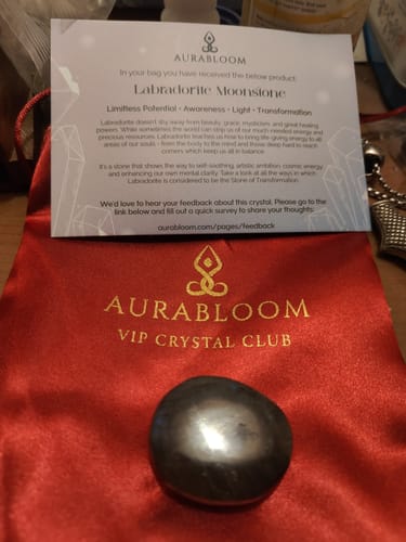 Customer photo review of VIP Crystal Club ~ Monthly Crystal Tester