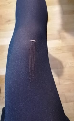 Customer photo review of Le Collant Polaire Parfait.