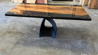 Customer photo review of Coffee Table Base 121 Tulipe 16H Metal Furniture for Round Table Top