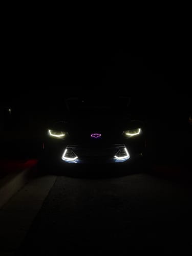 Customer photo review of Chevy Camaro Front Illuminated LED Bowtie Grille Emblem Glowtie Badge kit White/RGB/Blue 2016-2024
