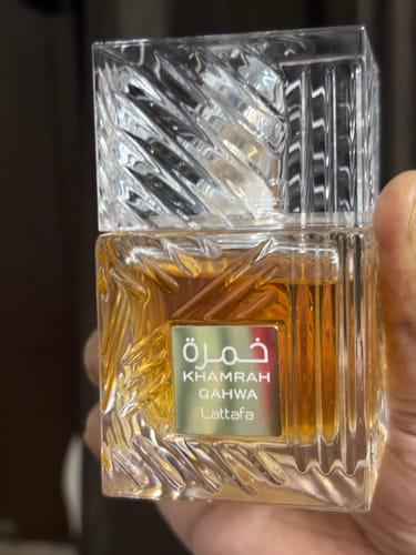Customer photo review of Lattafa Khamrah Qahwa Eau De Parfum For Unisex
