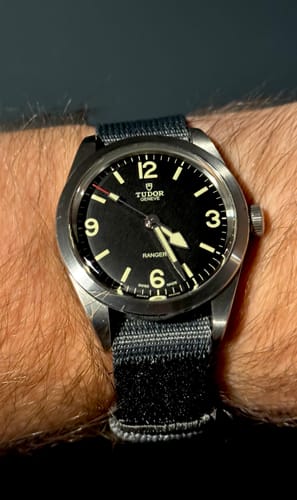 Customer photo review of Glomar Explorer - Hook And Loop Watch Strap