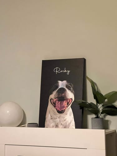 Customer photo review of Pet Art Canvas Wrap