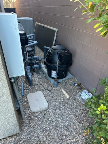 Customer photo review of Sta-Rite Max-E-Therm 400k BTU Natural Gas Heater | SR400NA