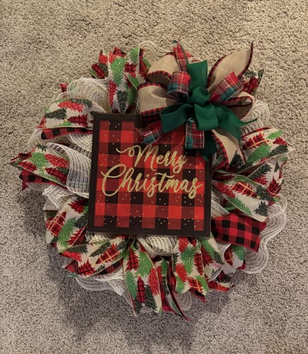 Customer photo review of Pancake Wreath Frame Patent Pending Bundle