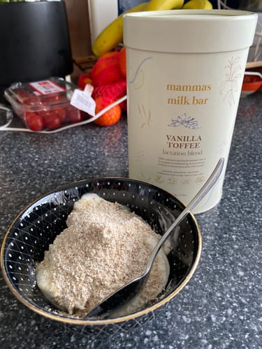 Customer photo review of Vanilla Toffee Lactation Blend