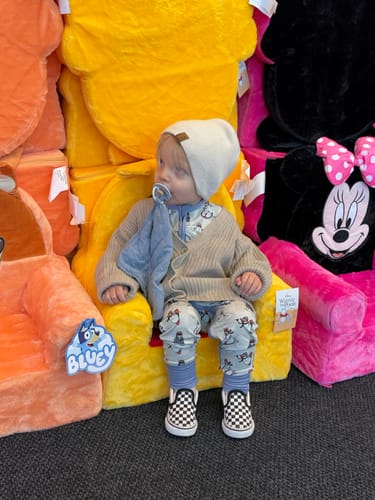 Customer photo review of Rollin' with my Snowmies Snoozer