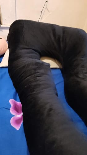 Customer photo review of sanftes Seitenschläfer Kissen - 120x70cm