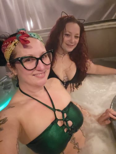 Customer photo review of Supreme Green Bandeau Top final sale