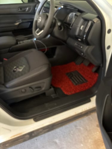 Customer photo review of for All-new Nissan Pathfinder 8 seater (R53)2022-Current , Premium Car Floor Mats, New Arrival!
