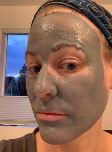 Customer photo review of Dead Sea Mud Mask - Pore Reducer