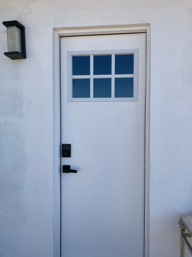 Customer photo review of Clear 6 Lite Glass and Frame Kit (Craftsman)