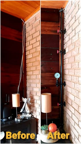 Customer photo review of Red Industrial Pipe Plug Tap