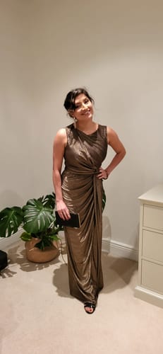 Customer photo review of Hobbs Mia Maxi Dress