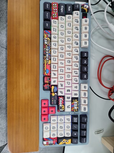 Customer photo review of PBT Keycaps Set