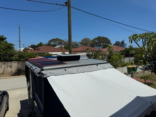 Customer photo review of 300W Solar Blanket Kit with Raptor Skin