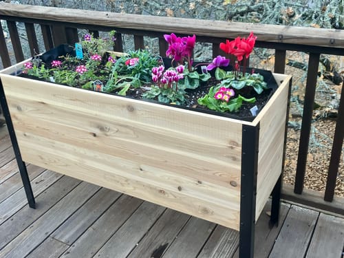 Customer photo review of 18" x 48" Raised Garden Bed