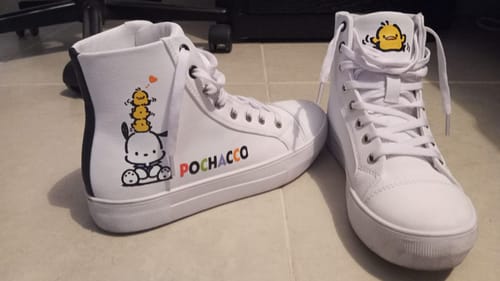 Customer photo review of Pochacco White High Top