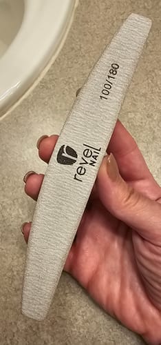 Customer photo review of Double Sided Nail File (100/180 Grit)