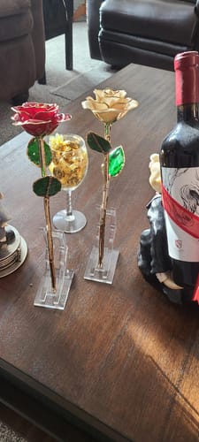 Customer photo review of Exclusive 24K Rose