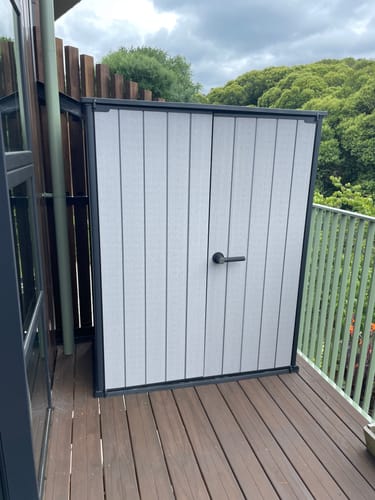 Customer photo review of High Store Plus Shed