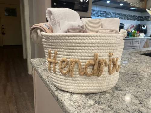 Customer photo review of Basket Size