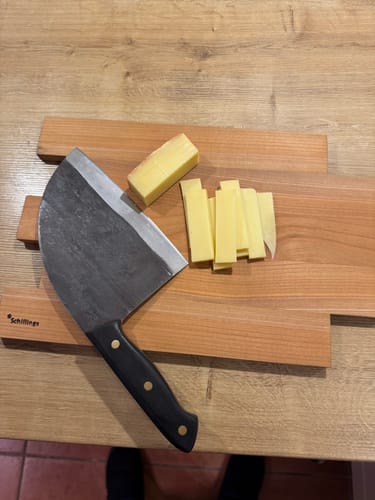 Customer photo review of Handgeschmiedetes Kochmesser - Black