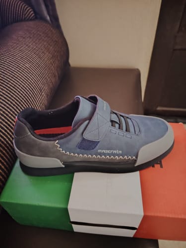 Ricardo A. review of Mazerata Valentino 3 Faux Nubuck Sneaker - Navy image 1 out of 1