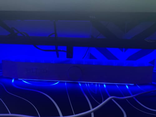 Customer photo review of Computer Soundbar for Desktop - White