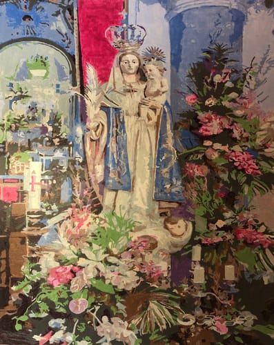 Customer photo review of Custom Paint by Numbers Kit