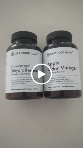 Customer video review of DihydroBerberine + Apple Cider Vinegar Bundle