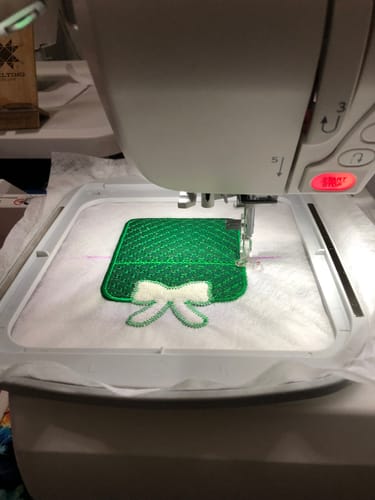 Customer photo review of Embroidery Hoop (Unit) 5.5" X 5.5", Janome #861804407