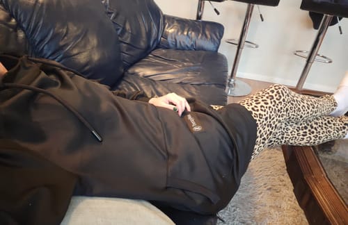 Customer photo review of TherapyWear Relief Hoodie