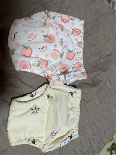 Customer photo review of Cartoon Print Reusable Training Underwear