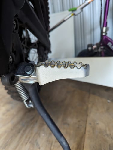 Customer photo review of Talaria Footpeg Assembly