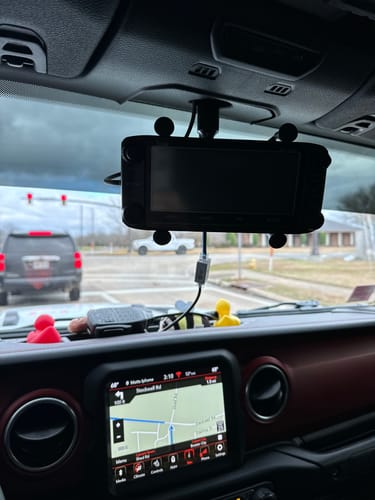 Customer photo review of *Sale* Gladiator / JT Rearview Mirror Delete